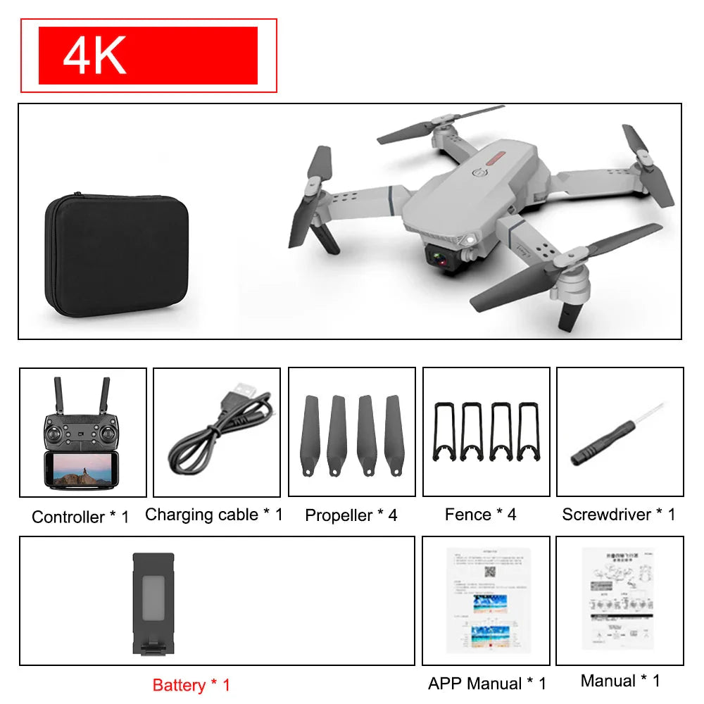 E88 Pro Foldable Quadcopter Drone