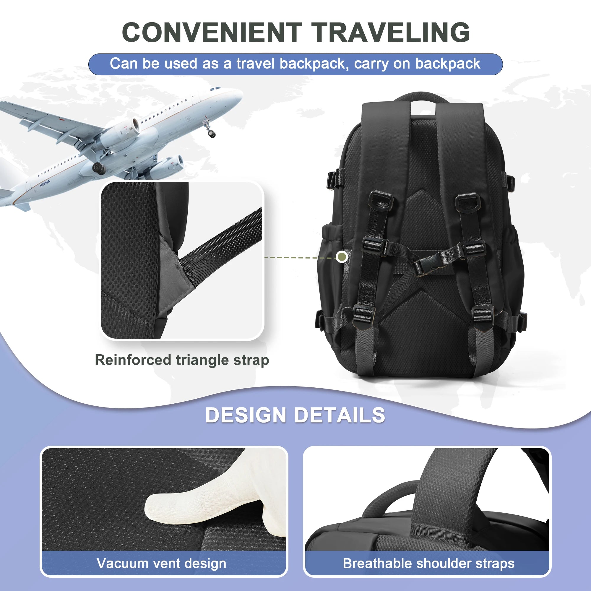 Travel Bag – Waterproof, Anti-Theft & Spacious Design