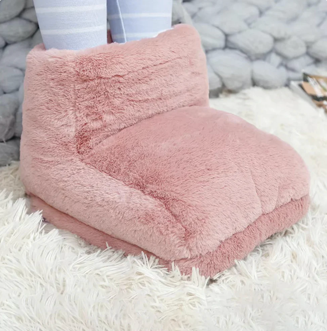 Ultra-Soft Plush, Rechargeable & Washable Heating Pad for Lasting Comfort