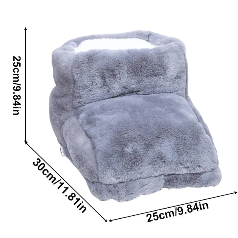 Ultra-Soft Plush, Rechargeable & Washable Heating Pad for Lasting Comfort