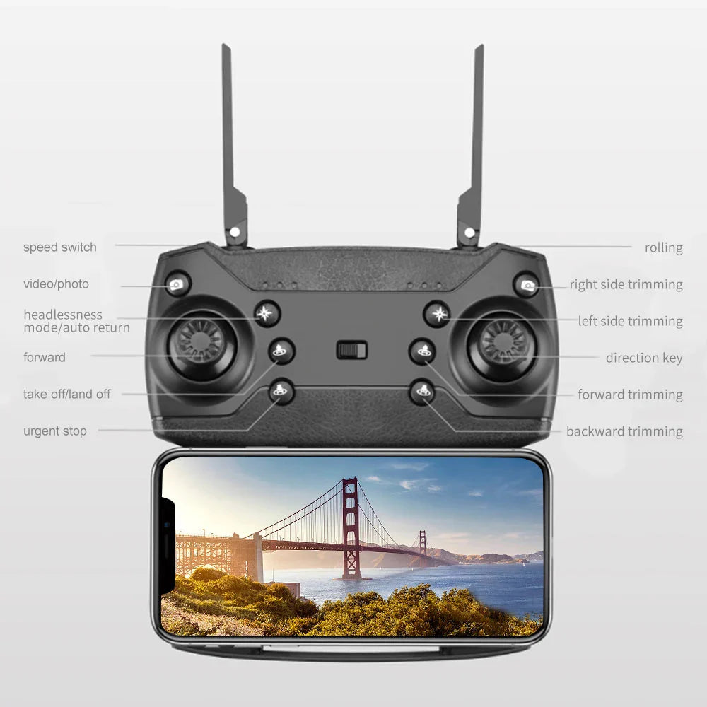 E88 Pro Foldable Quadcopter Drone