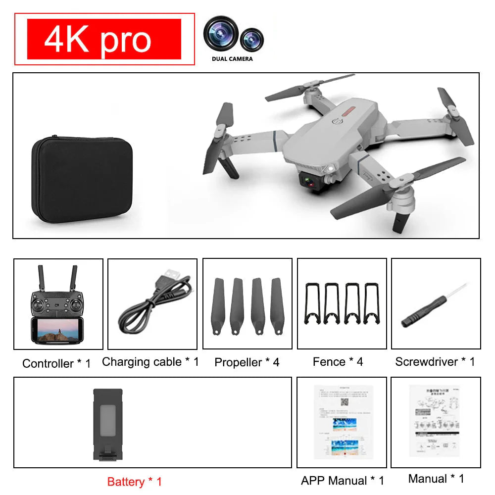 E88 Pro Foldable Quadcopter Drone